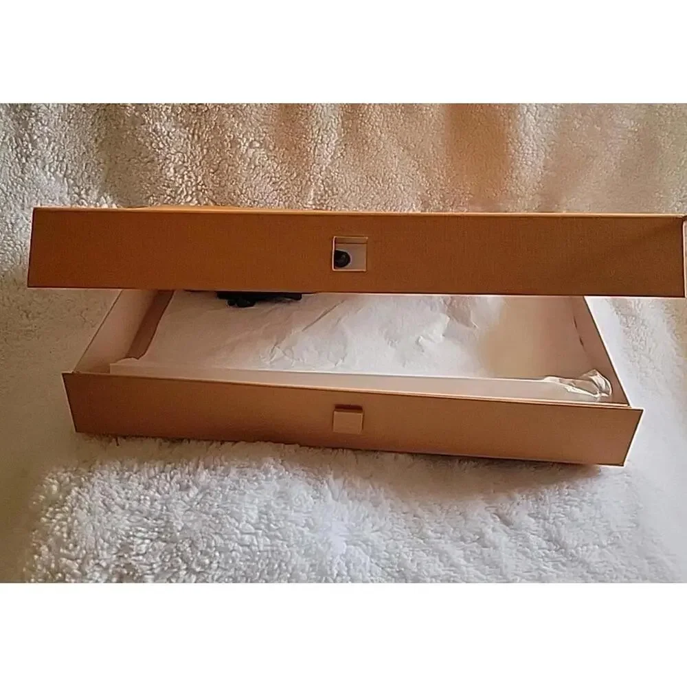 Louis Vuitton Empty Gift Box in Orange Carboard Logo Classic L 16 x W 11 x D 2